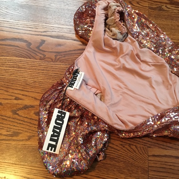 ROTATE Birger Christensen Katie Sequin Dress XS - Picture 3 of 6